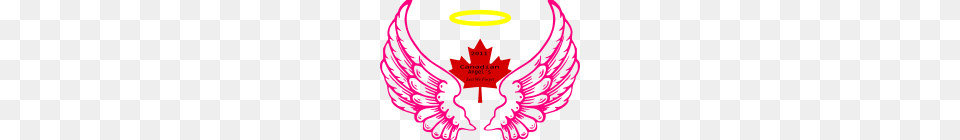 Halo Clipart Canadian Wing Angel Halo Clip Art, Emblem, Symbol, Leaf, Plant Png Image