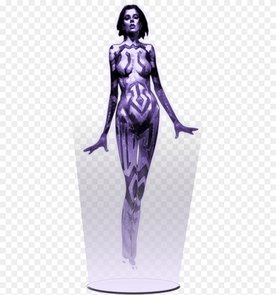 Halo Cortana Transparent, Adult, Female, Person, Woman Free Png Download