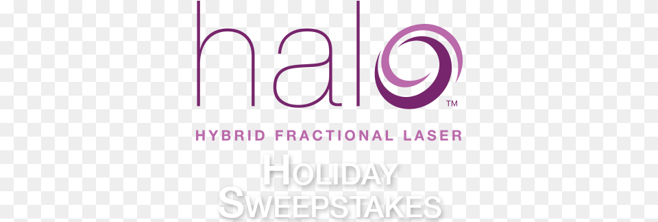 Halo Logoforholidaysweepstakes Sciton Aesthetic Graphic Design, Purple, Advertisement, Poster, Text Png Image