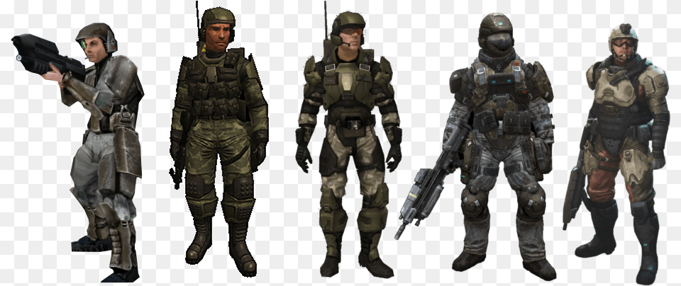 Halo Marines, Person, People, Adult, Man Png Image