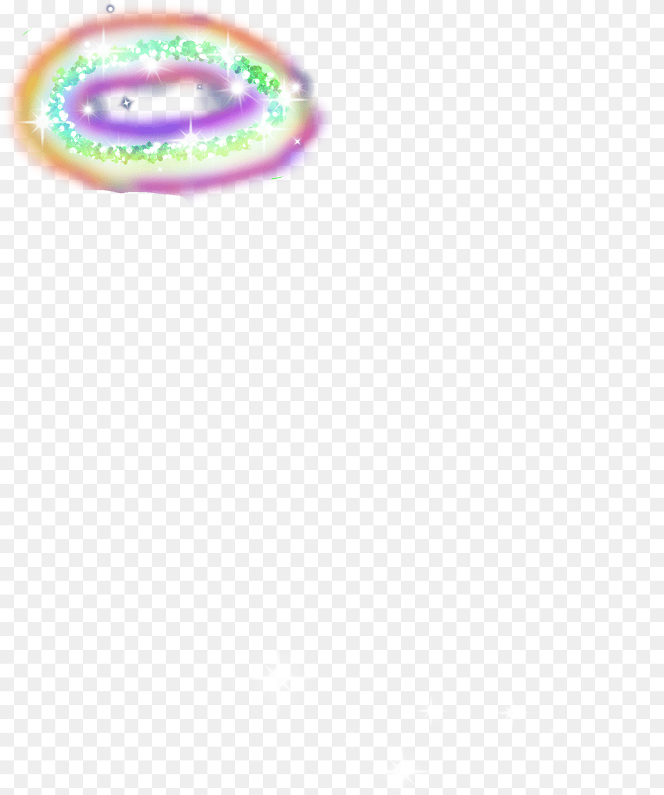 Halo Rainbow Lucky Charm Sticker By Rash Rat Circle, Lighting, Light, Flare, Purple Free Transparent Png