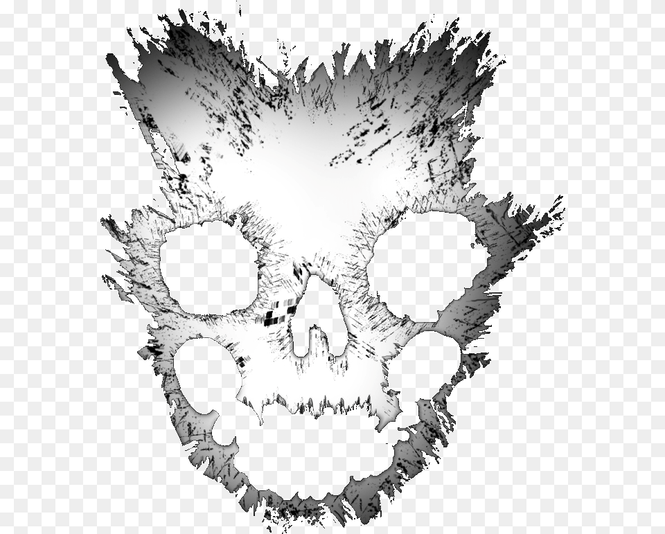 Halo Reach Emile Skull, Person, Stencil, Head, Symbol Png Image