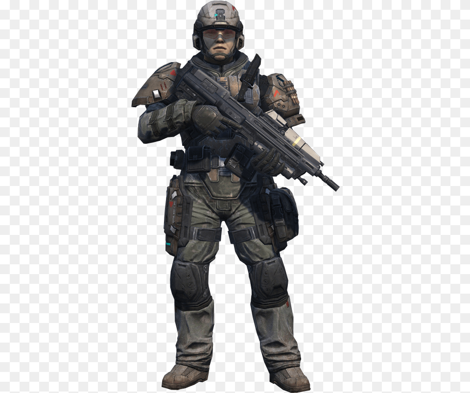 Halo Reach Marine, Adult, Male, Man, Person Png