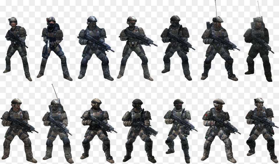 Halo Reach Medic Halo Reach Unsc Army Gun, Person, People, Adult, Male Free Png