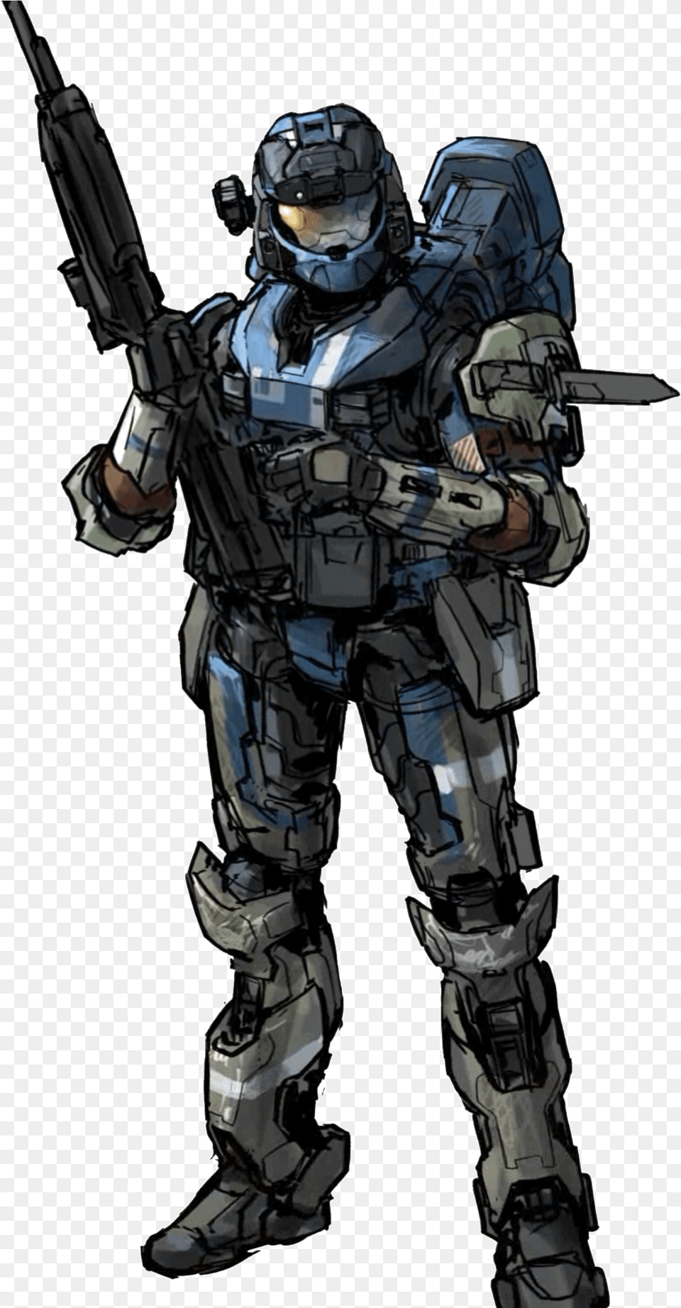 Halo Reach Noble Team Concept Art, Adult, Armor, Male, Man Free Transparent Png