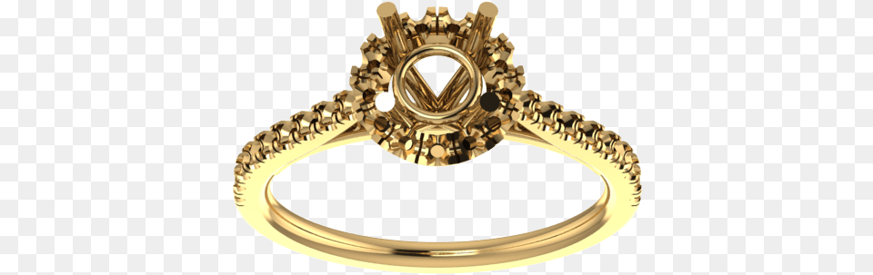 Halo Ring 1013 Engagement Ring, Accessories, Jewelry, Gold Free Transparent Png