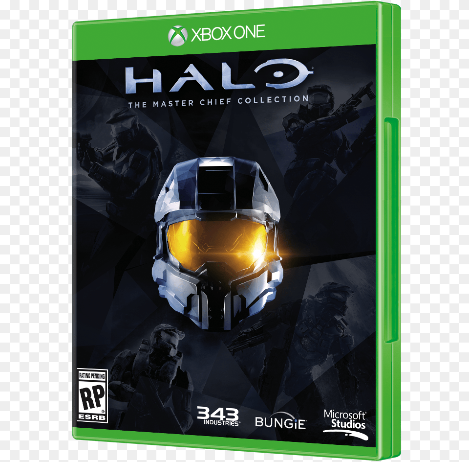 Halo The Master Chief Collection Boxshot Right V3 Rgb Xb1 Master Chief Collection, Advertisement, Poster, Adult, Person Png Image
