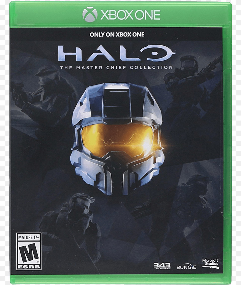 Halo The Master Chief Collection Xbox One, Helmet, Advertisement, Poster, Person Free Png Download