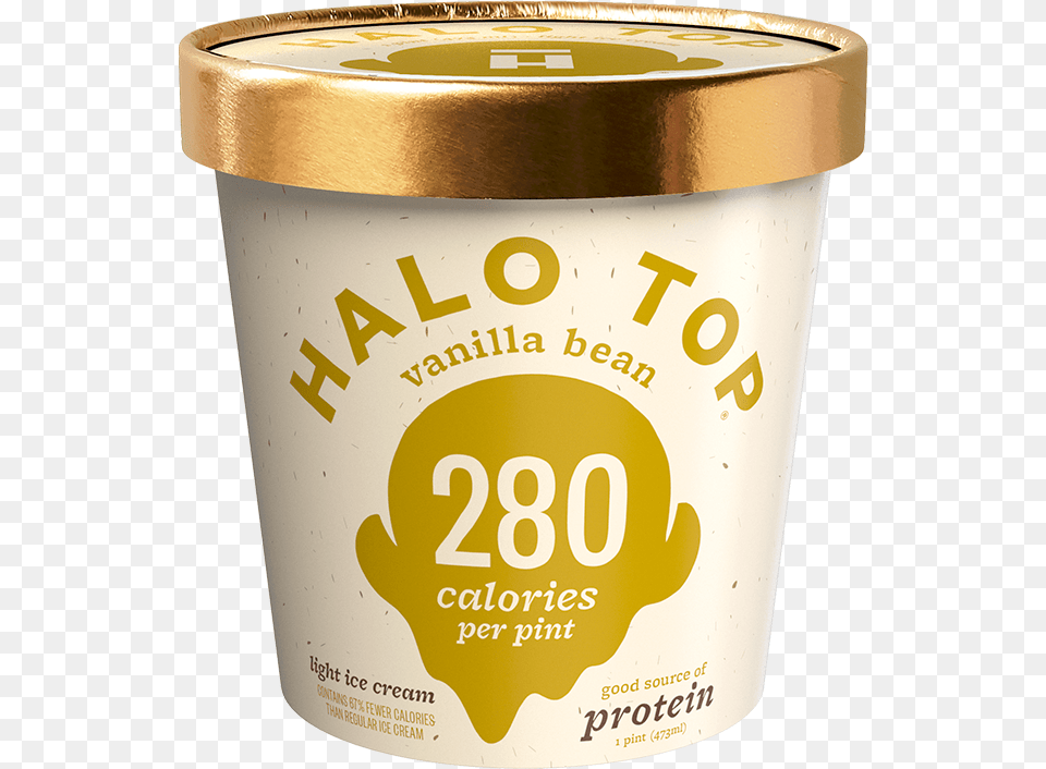 Halo Top Cookie Dough, Cream, Dessert, Food, Ice Cream Free Png Download