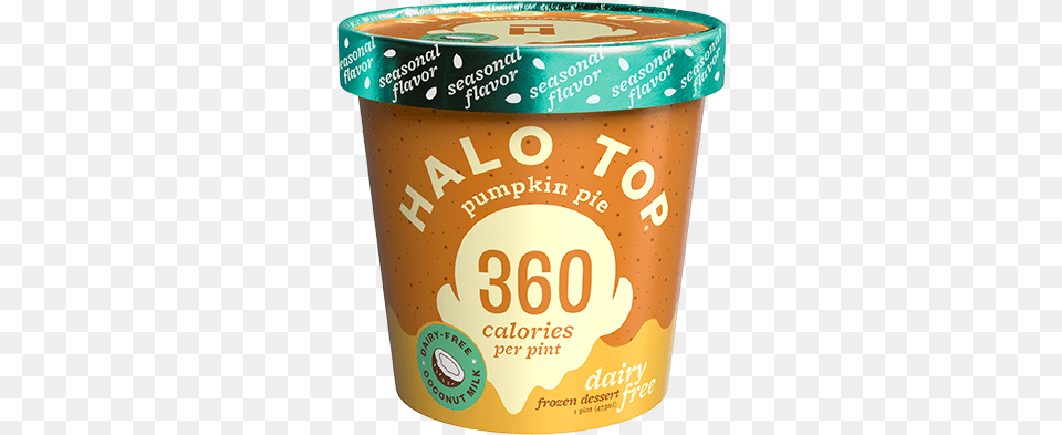 Halo Top Pumpkin Pie Vegan, Cream, Dessert, Food, Ice Cream Free Transparent Png