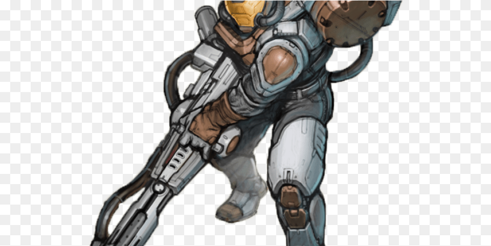 Halo Wars Clipart Transparent Halo Wars Flame Marine, Adult, Male, Man, Person Free Png Download