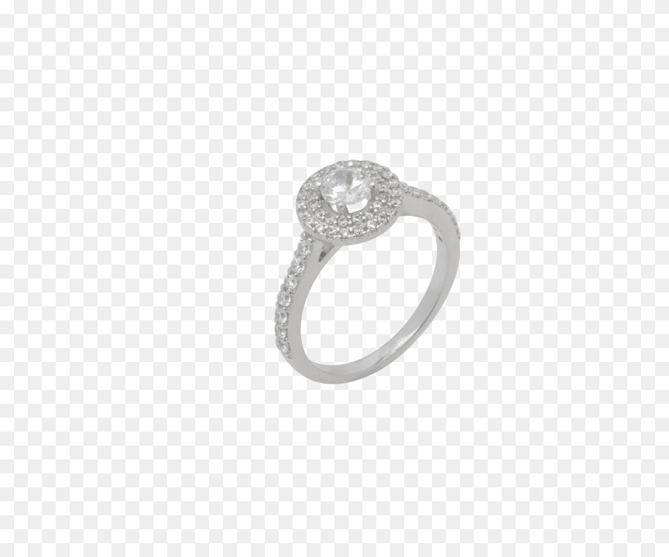 Halo White Gold Diamond Ring Central Stone Size Total, Accessories, Jewelry, Silver, Gemstone Free Transparent Png