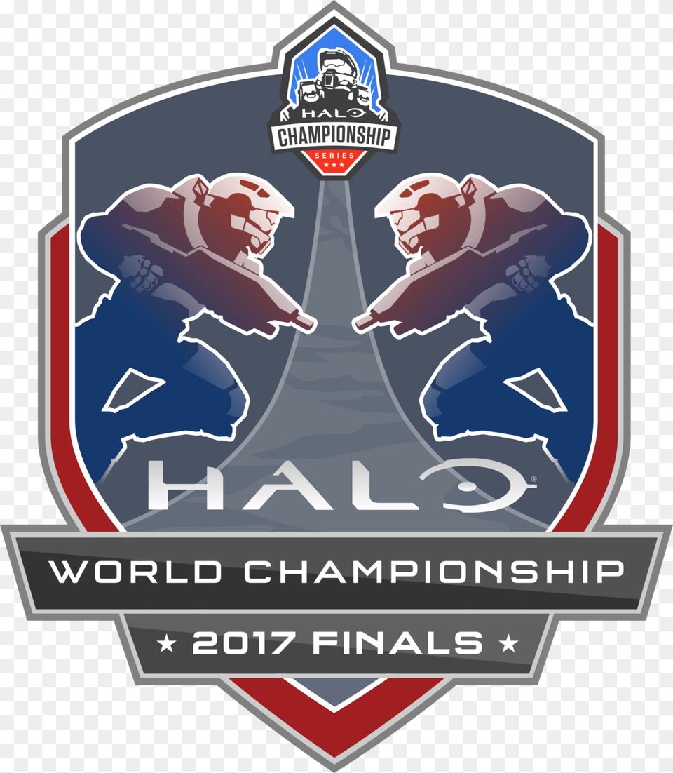 Halo World Championship 2017 Logo, Badge, Symbol, Baby, Person Png