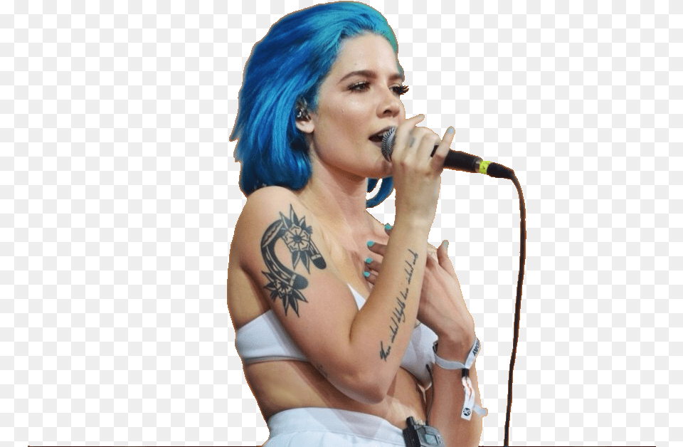 Halsey Halsey, Adult, Tattoo, Skin, Person Free Transparent Png