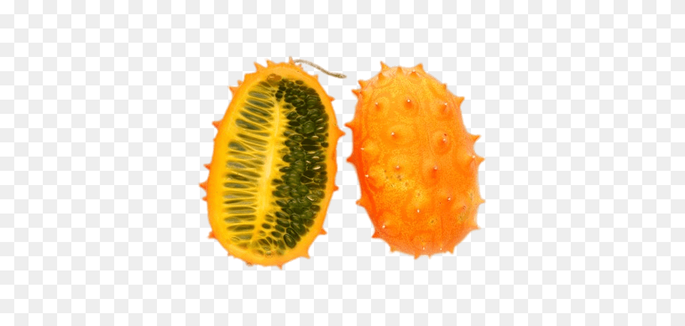 Halved Kiwano, Food, Fruit, Plant, Produce Png Image