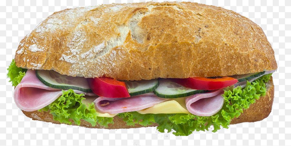 Ham And Cheese Sandwich, Burger, Food, Bread Free Png Download