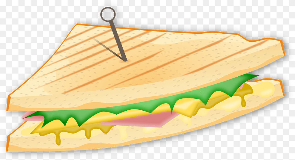 Ham And Cheese Sandwich Clipart, Food, Lunch, Meal Free Transparent Png