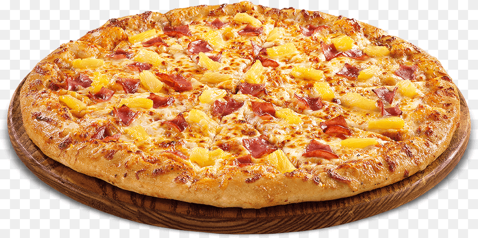 Ham And Pineapple Pizza, Food, Food Presentation Png Image