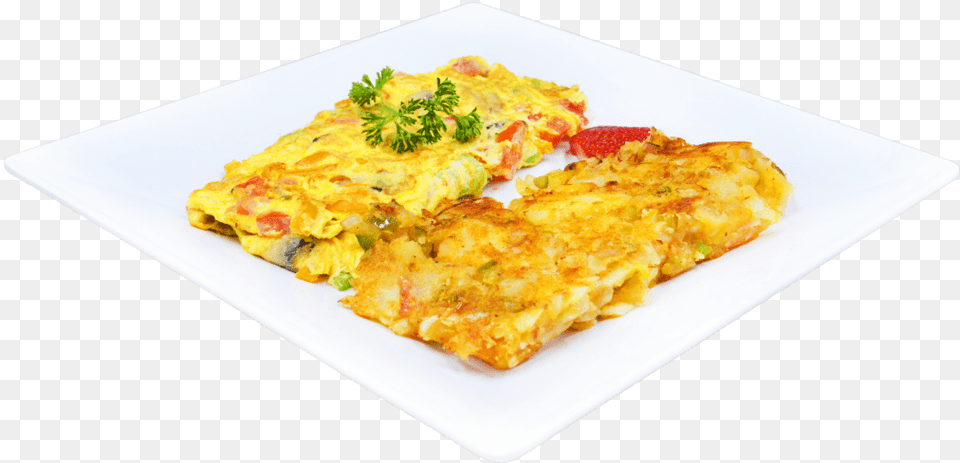Ham Bacon Pork Or Chicken Sausage Omelette English Cuisine, Food, Pizza, Egg, Plate Free Png Download