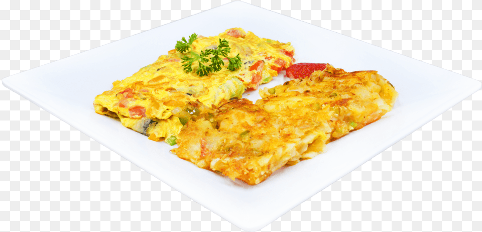 Ham Bacon Pork Or Chicken Sausage Omelette Fritter, Food, Pizza, Egg Free Png Download