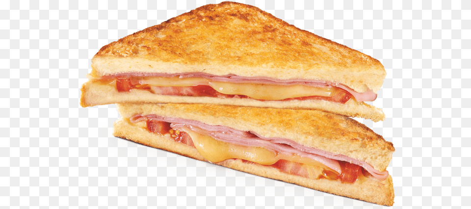 Ham Cheese Tomato Toastie, Food, Sandwich, Meat, Pork Png Image