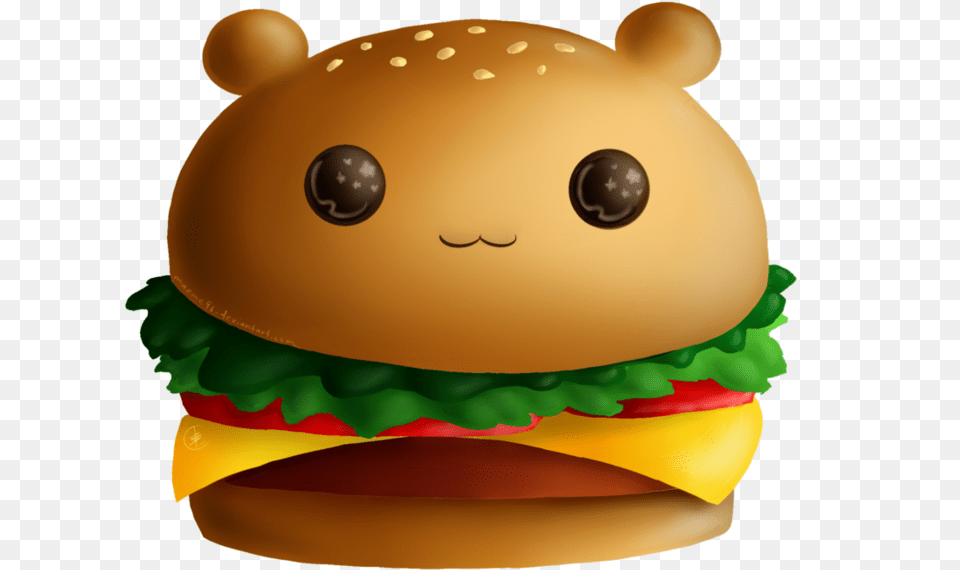 Ham Hamburger Clipart Explore Pictures Drawn Cartoon Cute Burger, Birthday Cake, Cake, Cream, Dessert Free Transparent Png