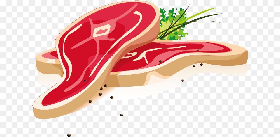 Ham Meat Beef Fresh Meat Clipart, Food, Pork, Animal, Fish Png Image