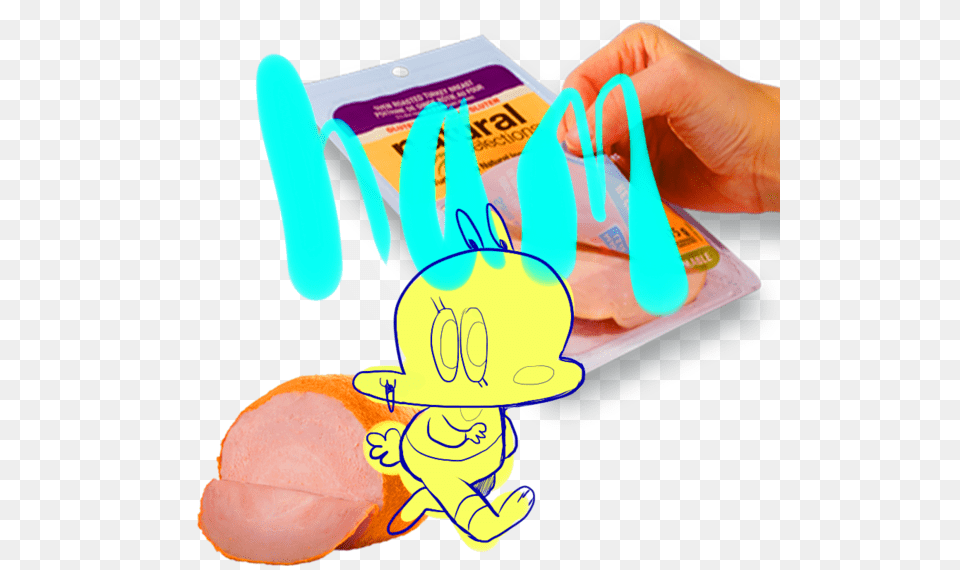 Ham Sandwich, Cutlery, Baby, Person, Text Free Png