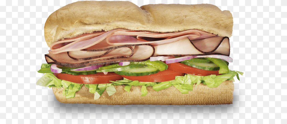 Ham Submarine Sandwich Bacon Melt Sandwich Subway Transparent Subway Sandwich, Burger, Food Free Png Download