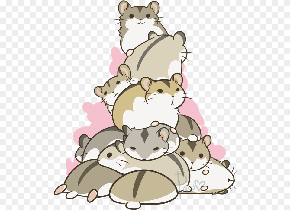 Ham Tower By Pawlove Hamster Cartoon Logo, Animal, Mammal, Rodent, Cat Png