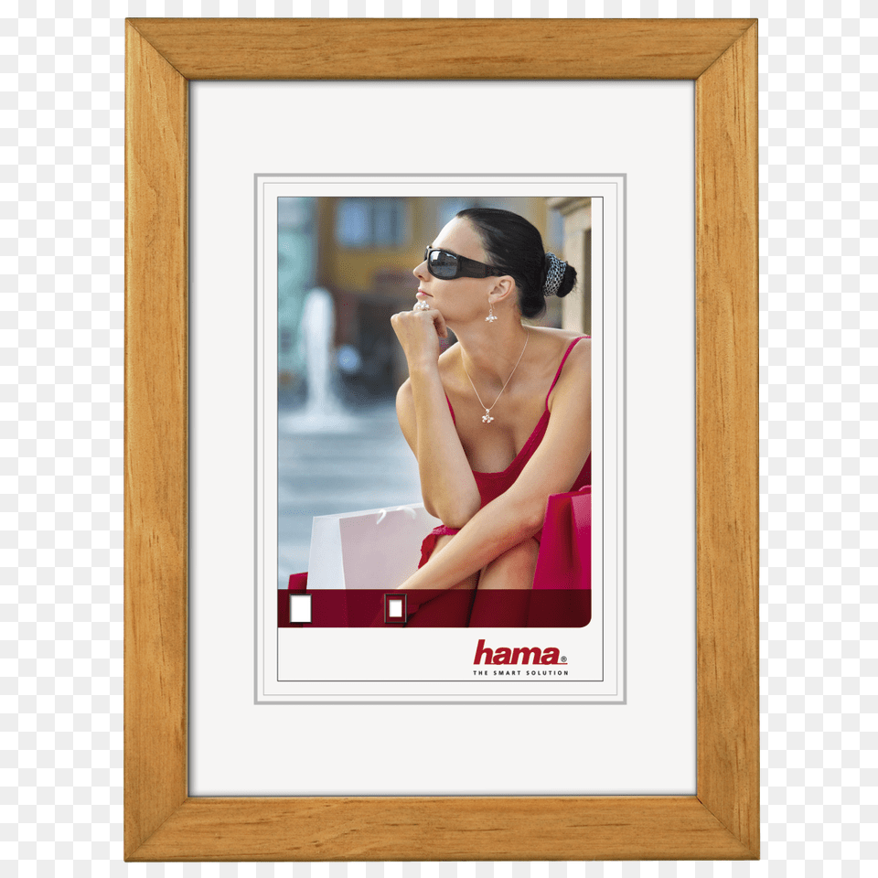 Hama Guilia Wooden Frame Beech X Cm Hama De, Adult, Female, Person, Woman Free Png Download