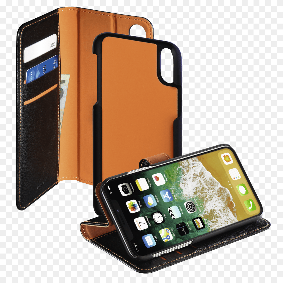 Hama In Booklet For Apple Iphone X Blackorange, Electronics, Mobile Phone, Phone, Accessories Free Transparent Png