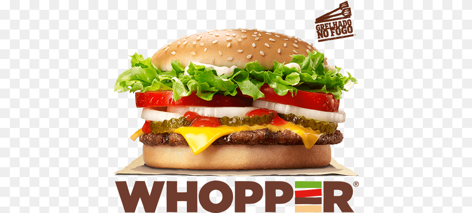 Hambrgueres De Carne Whopper Do Burger King, Food Free Png Download