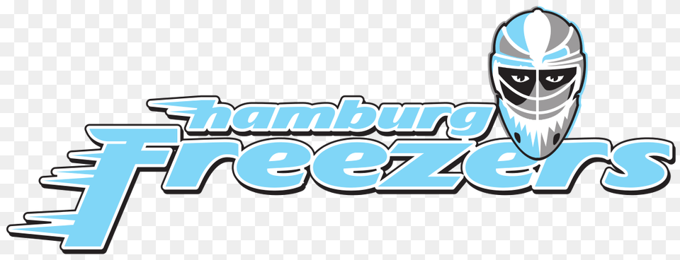 Hamburg Freezers Logo, Helmet, Water, Swimming, Sport Png