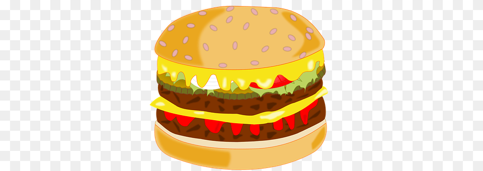 Hamburger Birthday Cake, Burger, Cake, Cream Png