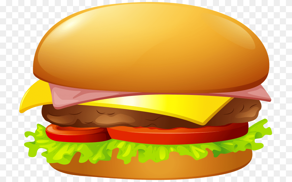 Hamburger, Burger, Food, Clothing, Hardhat Free Png Download