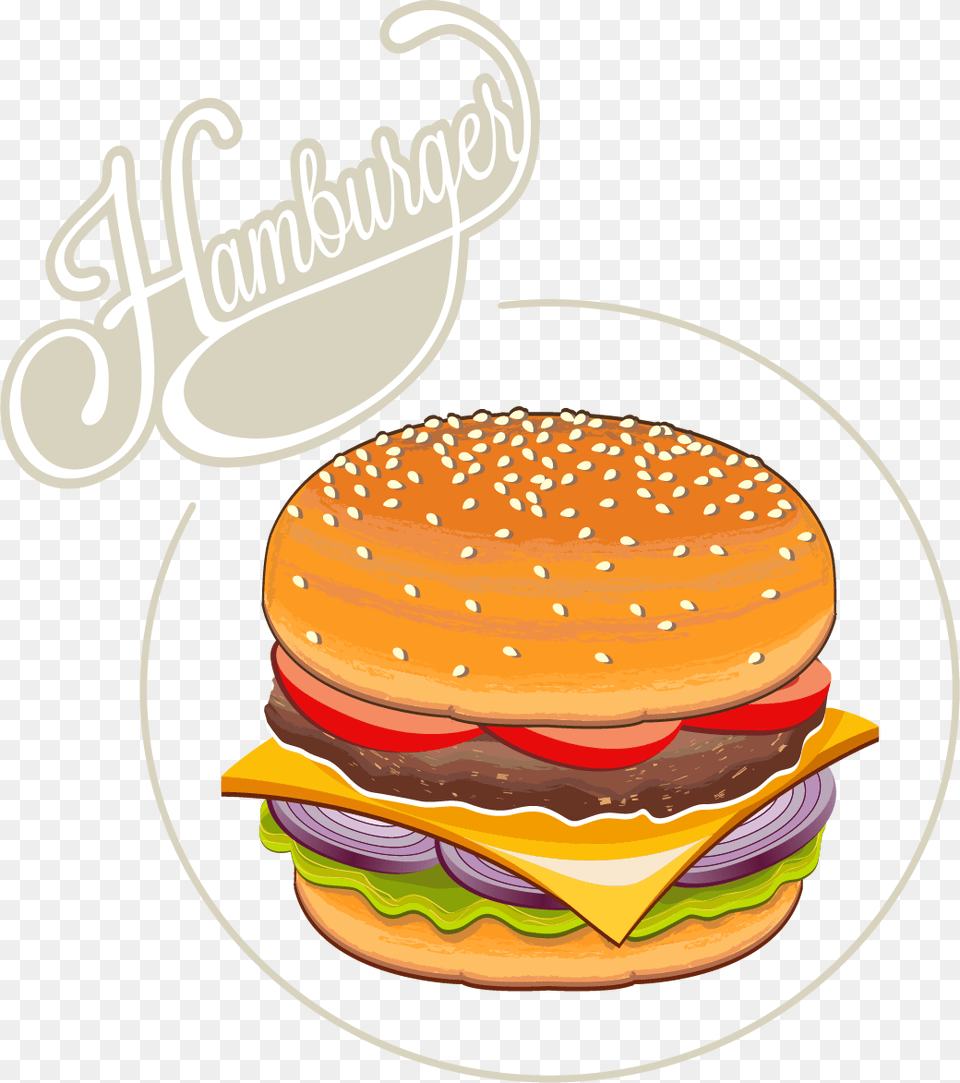 Hamburger, Burger, Food Free Png Download