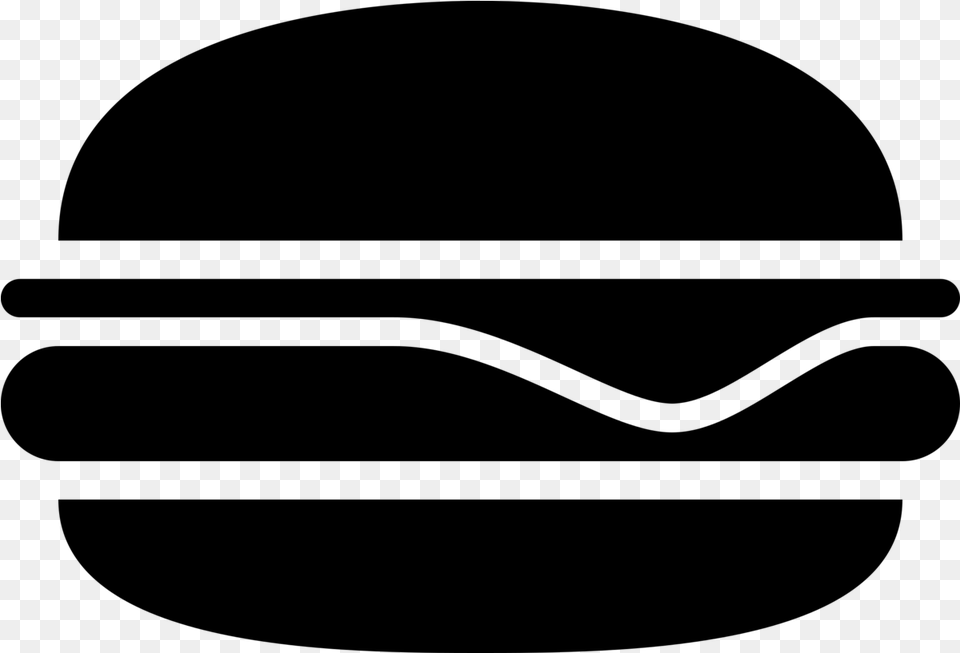 Hamburger Black And White Burger Icon Black, Gray Png Image