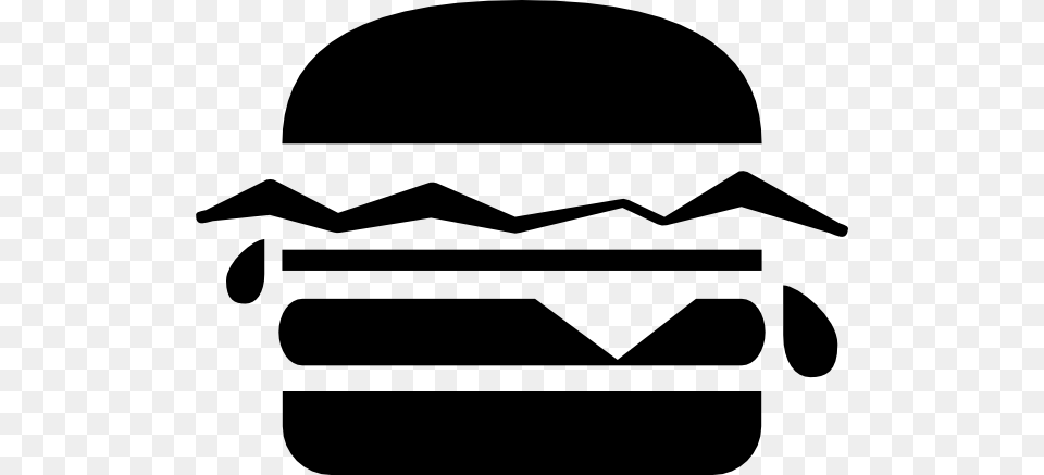 Hamburger Black And White Clipart Clip Art Images, Stencil, Animal, Fish, Sea Life Free Png