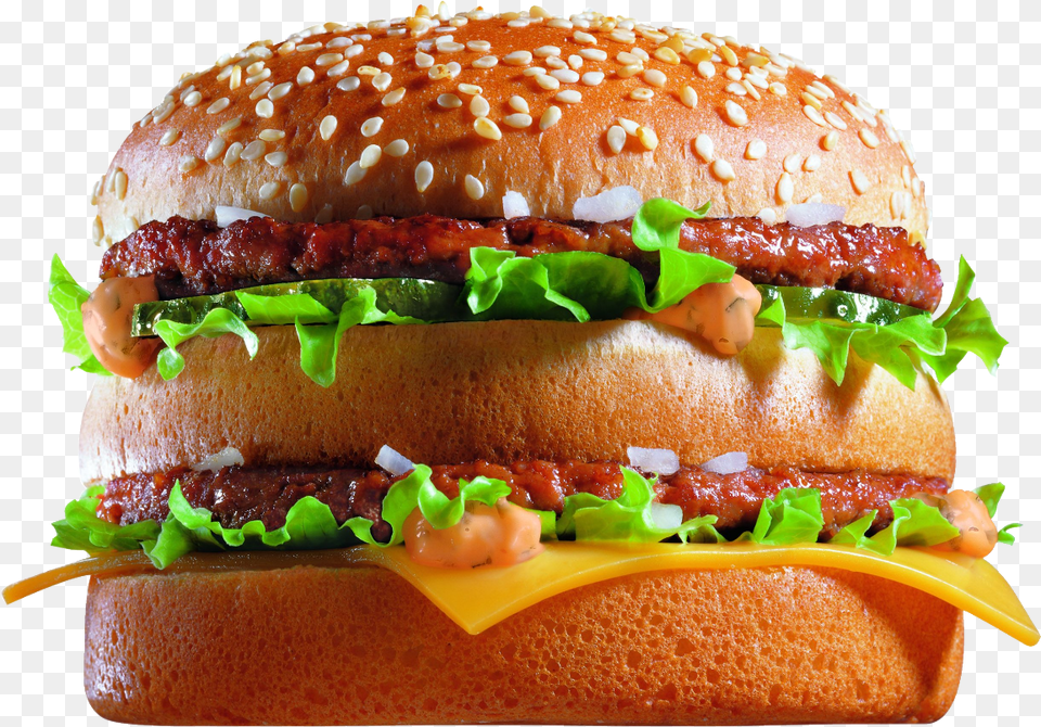 Hamburger Burger Mcdonalds Big Mac Burger, Food Free Png