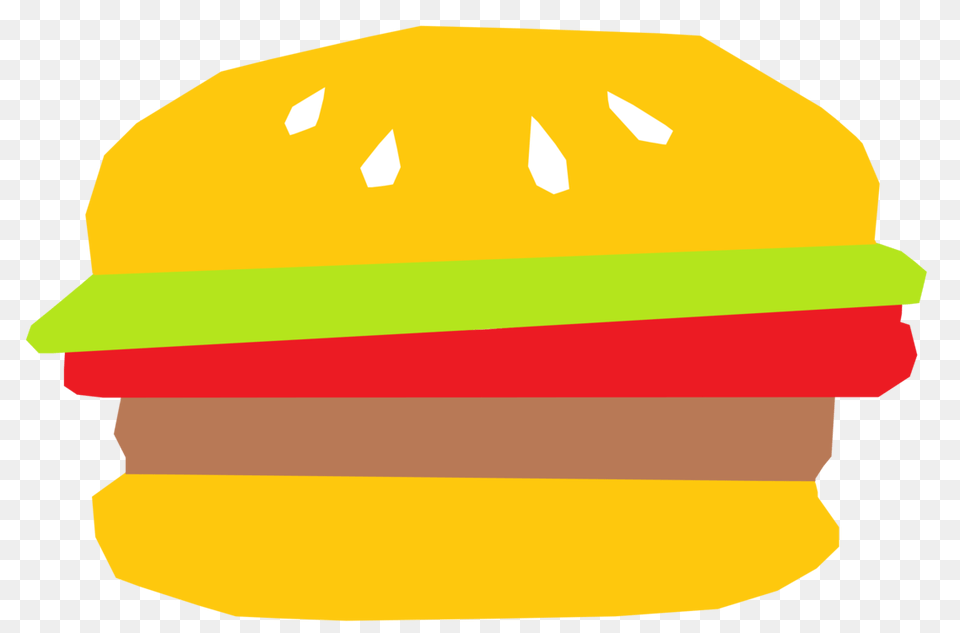 Hamburger Cheeseburger Bacon Fast Food Veggie Burger Free, Clothing, Hardhat, Helmet Png Image