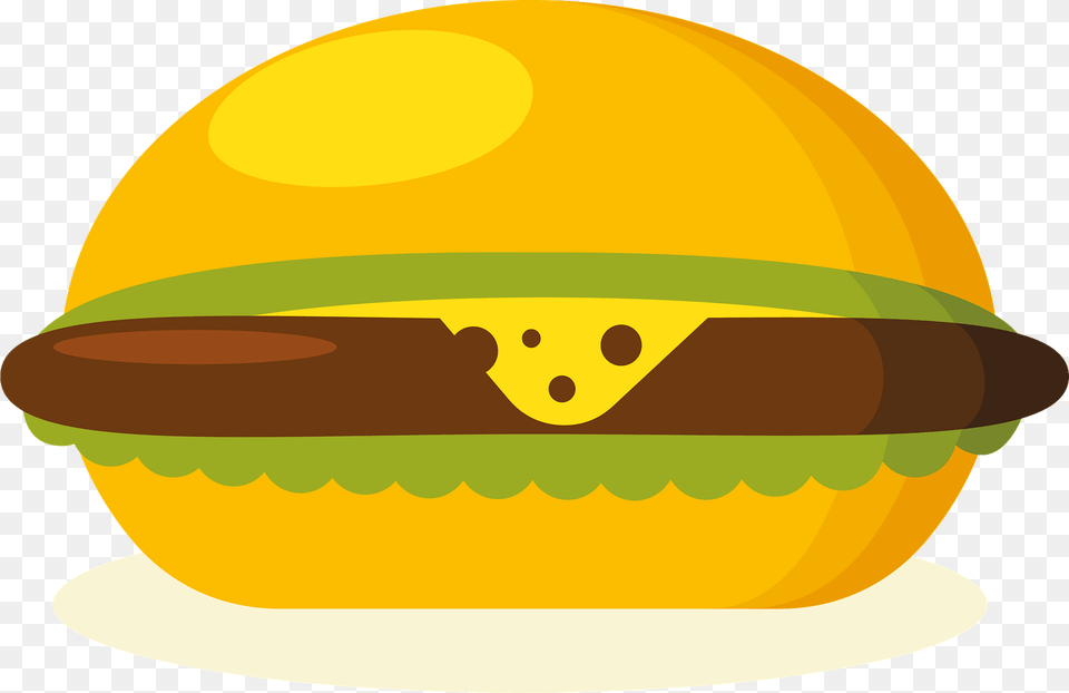 Hamburger Clipart, Food, Clothing, Hardhat, Helmet Free Png Download