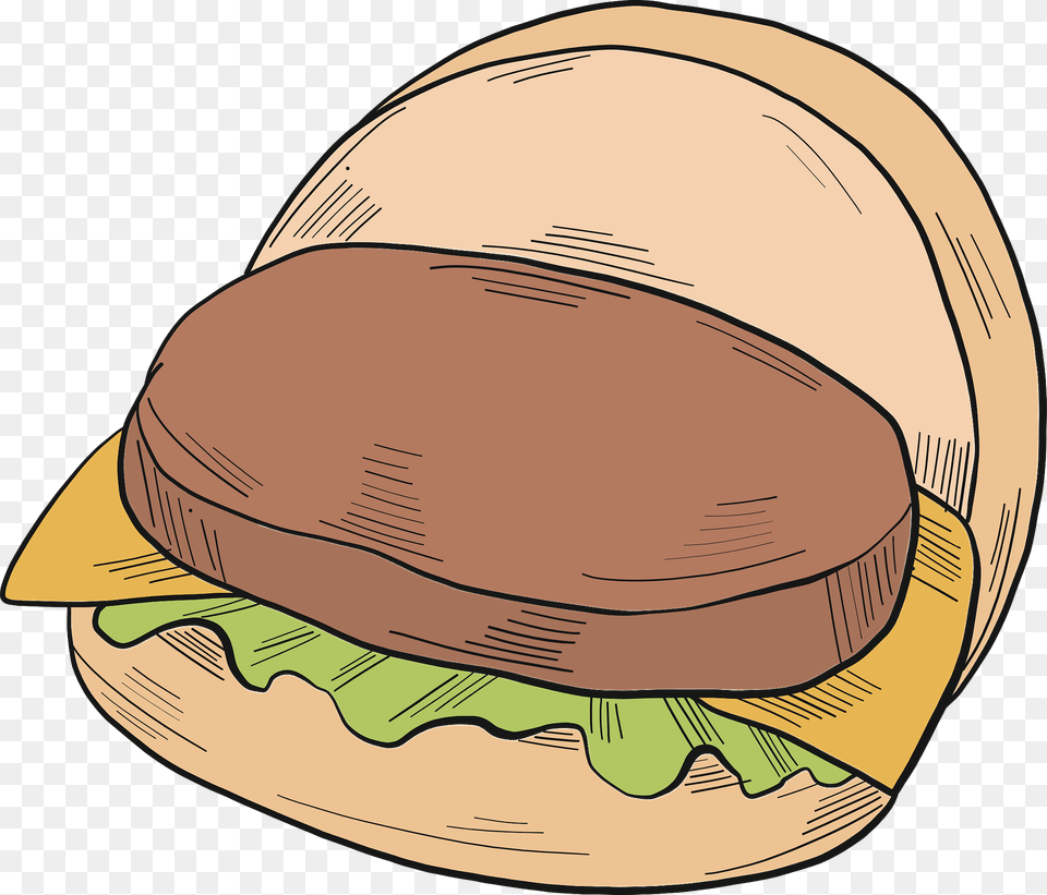 Hamburger Clipart, Burger, Food, Clothing, Hardhat Free Transparent Png