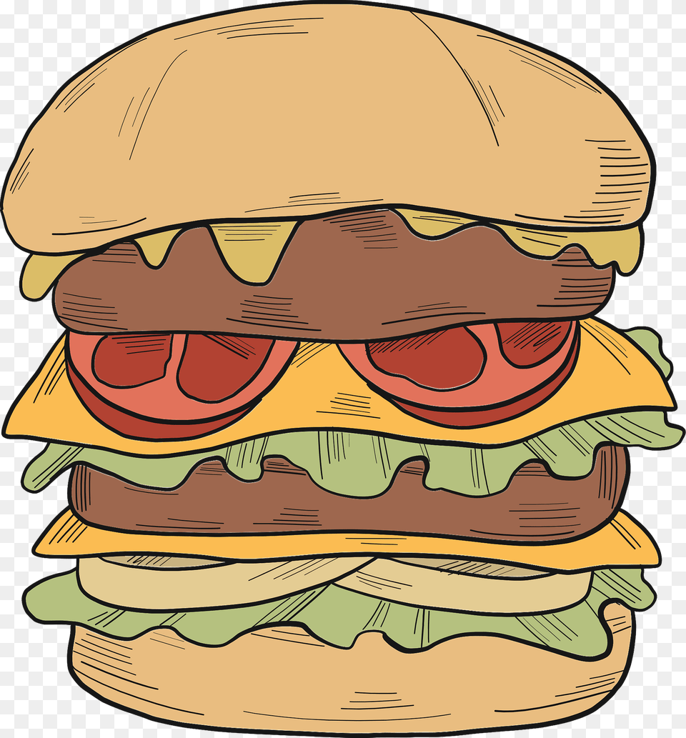 Hamburger Clipart, Burger, Food Free Png