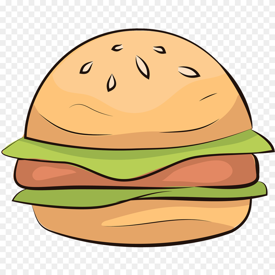 Hamburger Clipart, Burger, Clothing, Food, Hardhat Free Png Download