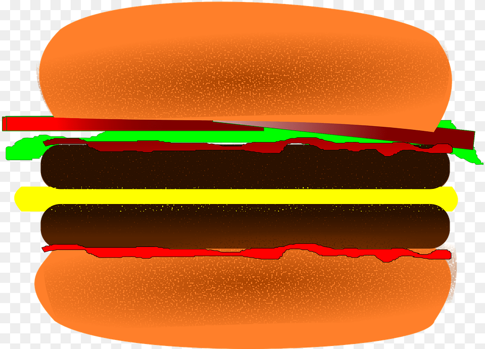 Hamburger Clipart Plate, Burger, Food Free Png