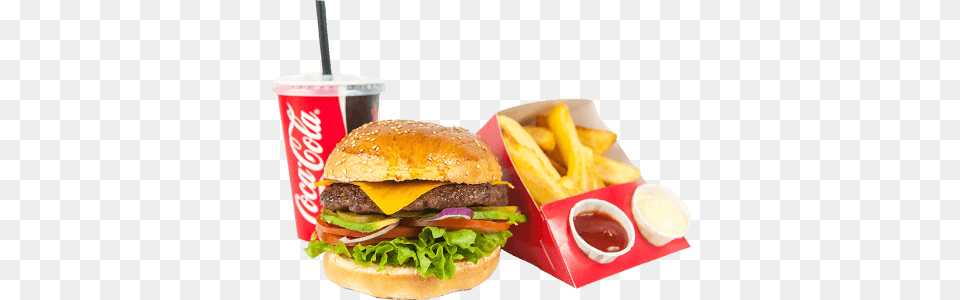Hamburger Combo Dubrovnik Hamburger Combo, Burger, Food, Ketchup, Fries Png Image