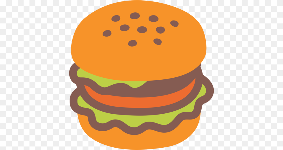 Hamburger Emoji, Burger, Food Free Png