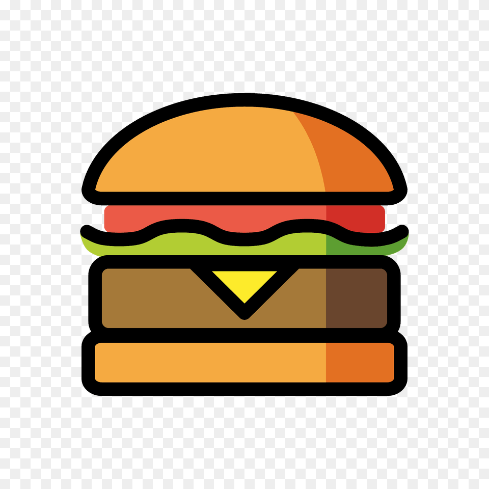 Hamburger Emoji Clipart, Burger, Food Free Transparent Png