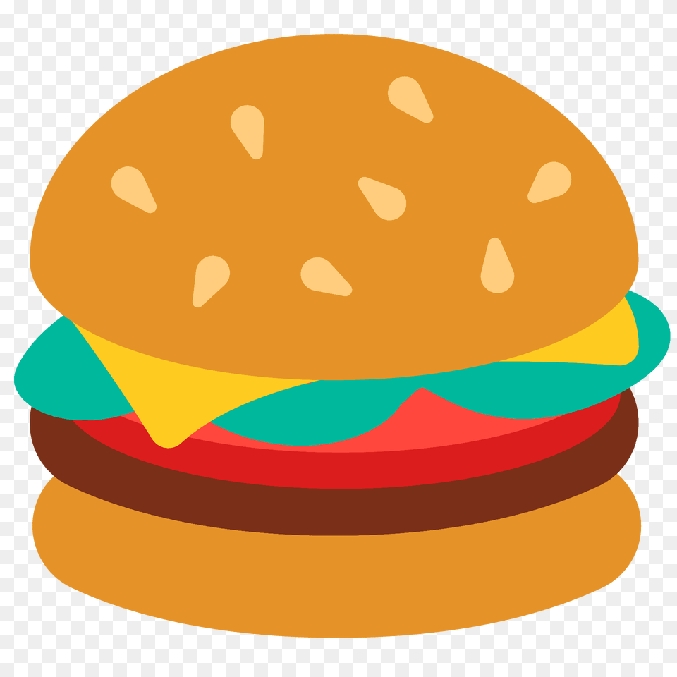 Hamburger Emoji Clipart, Burger, Food Free Transparent Png